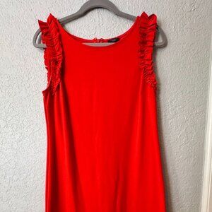 Ann Taylor Mini Red Business Shift Dress